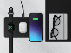 NEW Satechi Trio Wireless Charging Pad - magnetni brezžični polnilec za tri naprave (AppleWatch 2,5 W, AirPods 5 W, Qi 7,5 W)