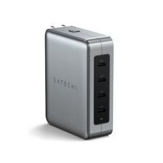 NEW Satechi 4-portni potovalni polnilnik GaN - 140W potovalni polnilnik s 4 vtičnicami - ZDA, Velika Britanija, EU, AS (4x USB-C)