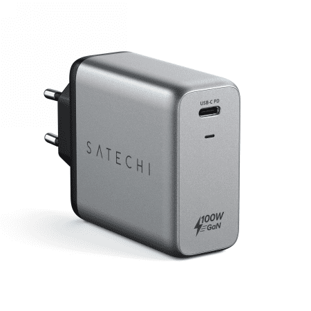 NEW Satechi 100W USB-C PD GaN stenski polnilec EU - 100W PD stenski polnilec (vesoljsko siva)