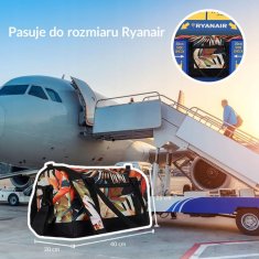 Miramarket WYP PETERSON PRENOSNA TORBA ryanair wizzair 40x20x25 (botanični vzorec)