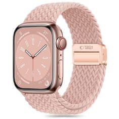 Tech-protect Nylon Mag pašček za Apple Watch 42/44/45/49mm, dusty rose