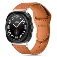 Tech-protect Leatherfit pašček za Samsung Galaxy Watch Ultra 47mm, brown