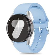 Tech-protect Silicone pašček za Samsung Galaxy Watch 4 / 5 / 5 Pro / 6 / 7 / FE, sky blue