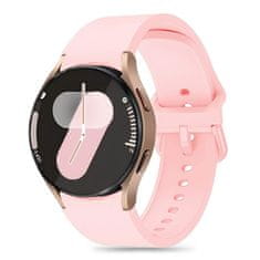 Tech-protect Silicone pašček za Samsung Galaxy Watch 4 / 5 / 5 Pro / 6 / 7 / FE, baby pink