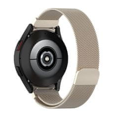 Tech-protect Milanese pašček za Samsung Galaxy Watch 4 / 5 / 5 Pro / 6 / 7 / FE, starlight