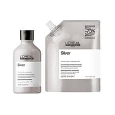 Loreal Professionnel Magnezijevo Silver ( Neutral ising Shampoo For Grey And White Hair ) (Neto kolièina 300 ml)