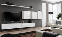 Trianova Dnevni TV regal Switch VII 340 cm - bel