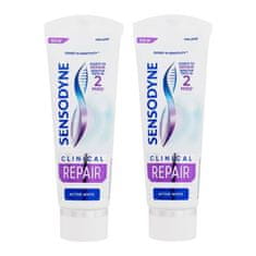 Sensodyne Clinical Repair Active White Duo Set zobna pasta 2 x 75 ml