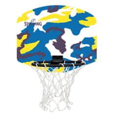 Spalding Košarkarski koš z desko SPALDING Camo MicroMini