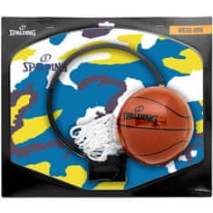 Spalding Košarkarski koš z desko SPALDING Camo MicroMini