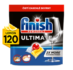 Finish Ultimate All-in-1 Lemon Sparkle tablete za pomivalni stroj, 120/1