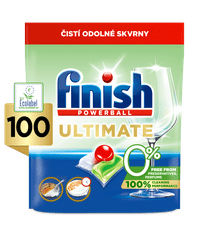 Finish Ultimate 0% tablete za pomivalni stroj, 100/1