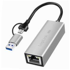 LogiLink Mrežni adapter USB-C =&gt; LAN RJ45 100/1000/2500 (UA0422) 