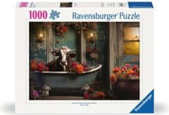 Ravensburger Sestavljanka Krava v kopalni kadi 1000 kosov