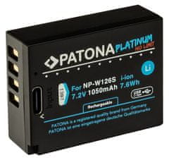 PATONA baterija za Fuji NP-W126S 1050mAh Li-Ion Platinum USB-C polnjenje