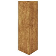 Vidaxl Vrtno korito 2 kosa trikotnik 30x26x75 cm corten jeklo