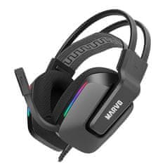 Marvo H8619 Gaming slušalke USB/3,5mm RGB črne