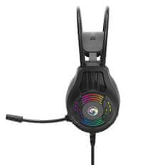 Marvo H8326 Gaming slušalke USB/3,5mm RGB črne