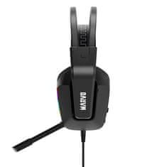 Marvo H8619 Gaming slušalke USB/3,5mm RGB črne