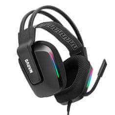 Marvo H8619 Gaming slušalke USB/3,5mm RGB črne