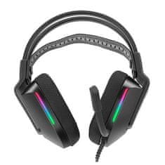 Marvo H8619 Gaming slušalke USB/3,5mm RGB črne