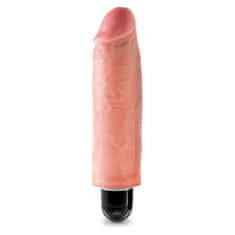 Pipedream Vibracijski penis "King Cock Stiffy" 18 cm (R21426)