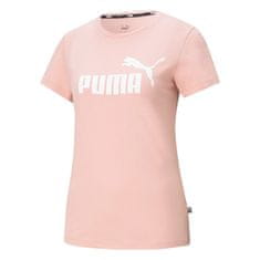 Puma Majice obutev za trening roza S Ess Logo Tee