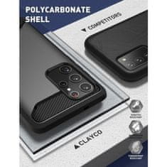 Miramarket SUPCASE CLAYCO XENON GALAXY S22 ULTRA BLACK