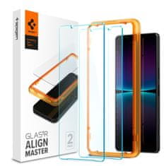 NEW SPIGEN ALM GLAS.TR SLIM 2-PACK SONY XPERIA 1 IV KALJENO STEKLO