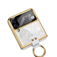 Miramarket TECH-PROTECT MOOD RING GALAXY Z FLIP 4 WHITE/GOLD