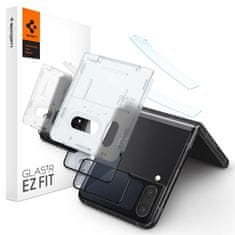 Miramarket SPIGEN GLASS FC "EZ FIT" KALJENO STEKLO + FOLIJA ZA TEČAJ 2-PACK GALAXY Z FLIP 4 BLACK