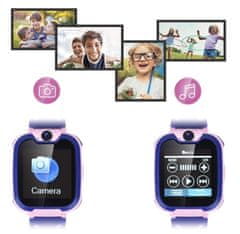 Miramarket SMARTWATCH GPS LOCALIZER ura za otroke Q12 roza