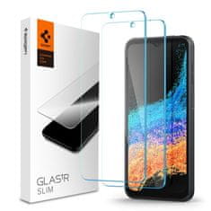 NEW SPIGEN GLAS.TR SLIM 2-PACK GALAXY XCOVER 6 PRO KALJENO STEKLO