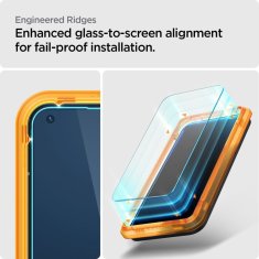 NEW SPIGEN ALM GLAS.TR SLIM 2-PACK NIČ TELEFON 1 PROZORNO KALJENO STEKLO