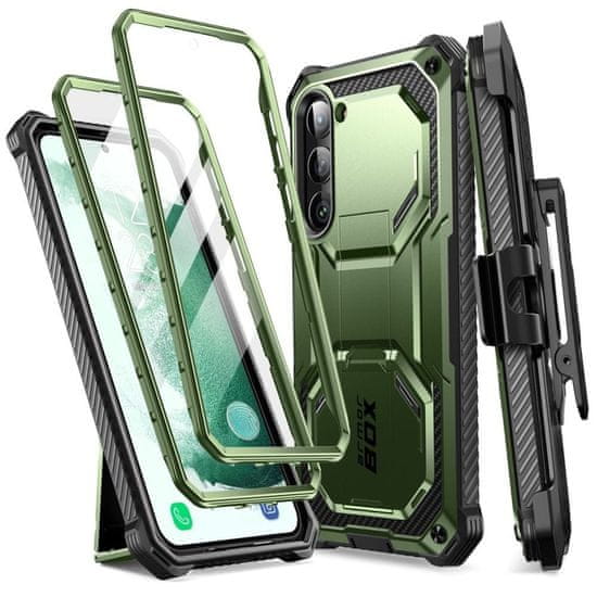 Miramarket SUPCASE IBLSN ARMORBOX 2-SET GALAXY S23 GULDAN