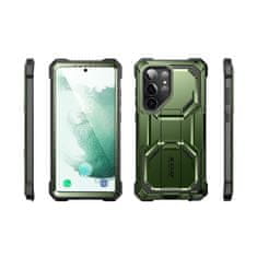 Miramarket WYP CASE OKLEPNI ETUI + SPONKA SUPCASE IBLSN ARMORBOX 2-SET GALAXY S23 ULTRA GULDAN