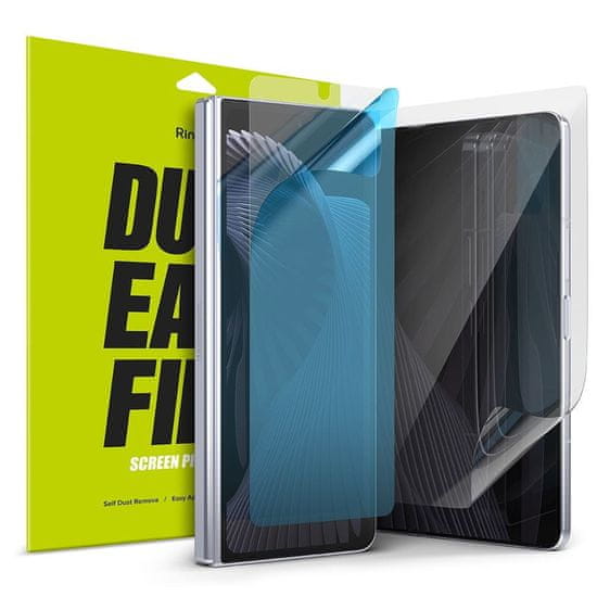 Miramarket RINGKE ZAŠČITNA FOLIJA DUAL EASY SET GALAXY Z FOLD 5 PROZORNA