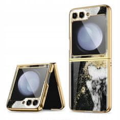 Miramarket TECH-PROTECT MOOD MARBLE GALAXY Z FLIP 5 BLACK