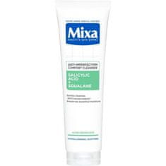 Mixa Salicylic Acid + Squalane Anti-Imperfection Comfort Cleanser čistilni gel proti nepravilnostim na koži 150 ml za ženske