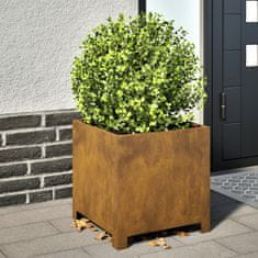 Vidaxl Vrtno korito 40x40x40 cm corten jeklo