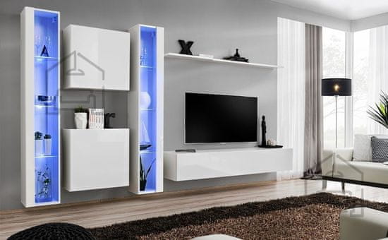 Trianova Dnevni TV regal Switch XVI 330 cm LED - bel