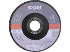 Extol Premium Lamelni disk poševni korund, P120, O 115mm