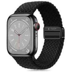 Tech-protect Nylon Mag pašček za Apple Watch 42/44/45/49mm, black