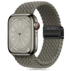 Tech-protect Nylon Mag pašček za Apple Watch 42/44/45/49mm, olive grey