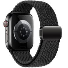 Tech-protect Nylon Mag pašček za Apple Watch 42/44/45/49mm, black