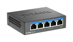 D-Link DMS-105/E 5-portno 2,5G večigabitno stikalo QoS IGMP Snooping