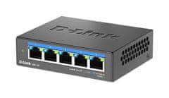 D-Link DMS-105/E 5-portno 2,5G večigabitno stikalo QoS IGMP Snooping