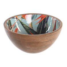 Miramarket Skleda DKD Home Decor Naraven Zelena Mangov les Tropical (24 x 24 x 11 cm)