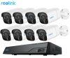 Reolink NVS16-12MB8 varnostni komplet, NVR snemalna enota + 8 x kamere NVC-B12M