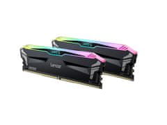 Lexar ARES RGB pomnilnik (RAM), 32GB (2x16GB), DDR5, 6000MT/s, CL30, 1,35V (LD5BU016G-R6000GDLA)